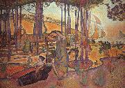 Henri Edmond Cross Evening Breeze oil painting artist